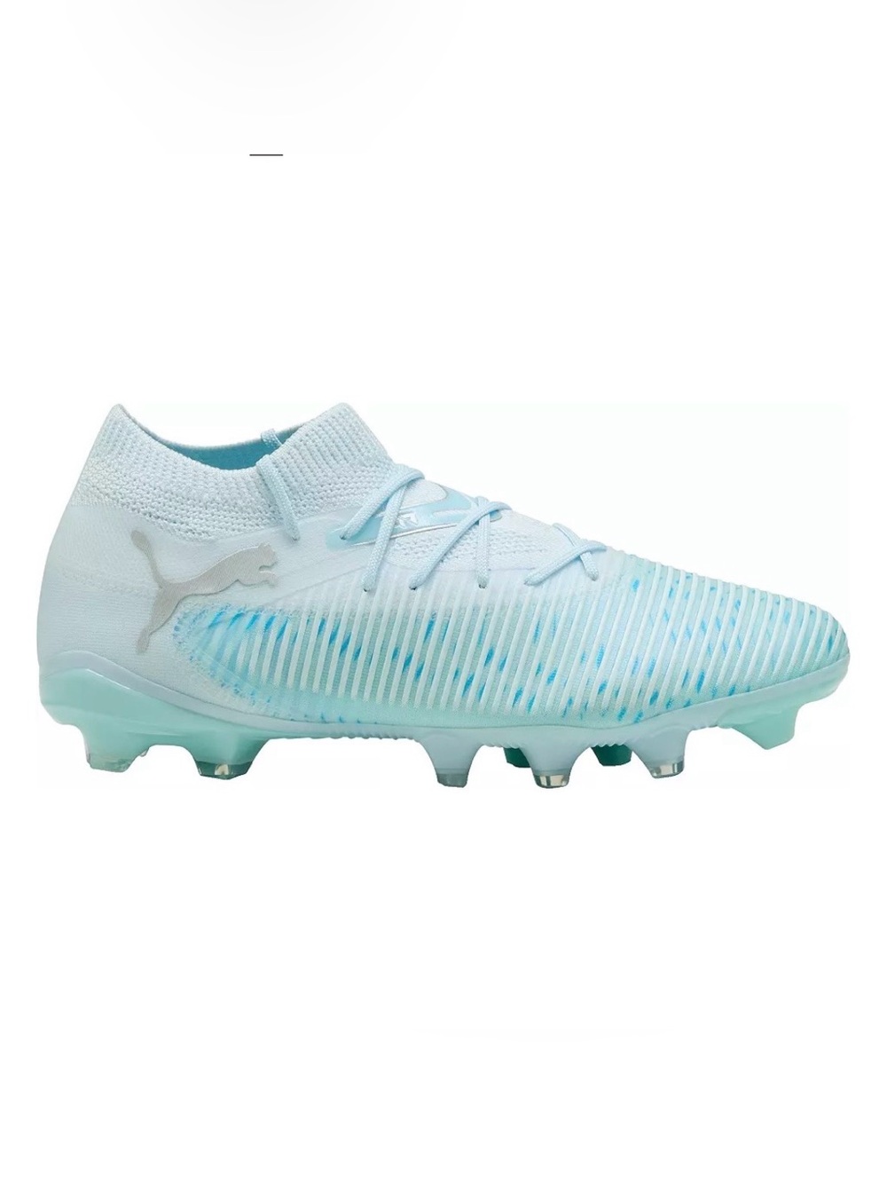 Puma Light Blue/White Soccer Cleats (kids 4.5)
